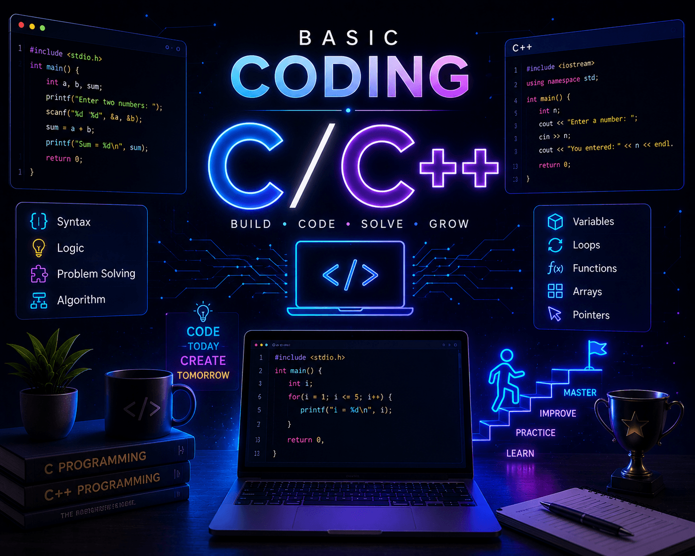 Basic Coding (C/C++) course
